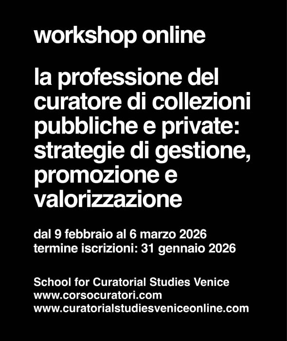 Workshop online | Curare una collezione